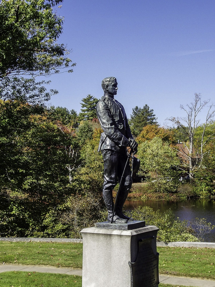 Young Soldier Statue in Concord, New Hampshire