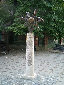 A memorial of the Golden Team in Szeged, Hungary
