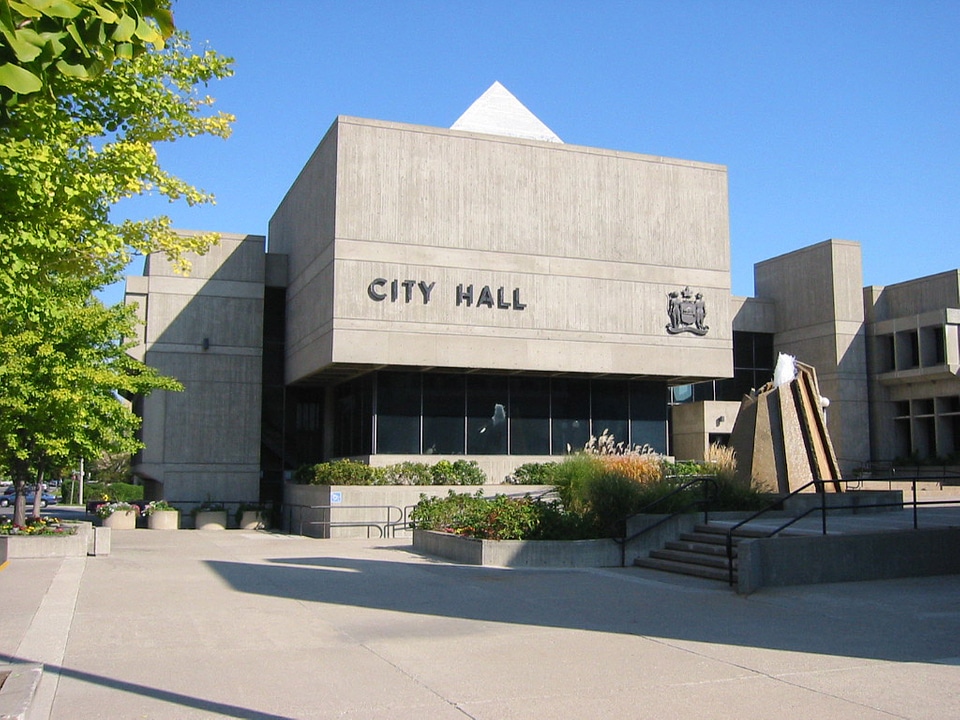 Brantford City Hall building in Ontario, Canada photo