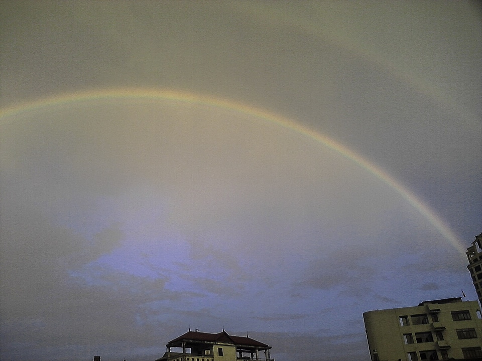 Rainbow over Hanoi, Vietnam