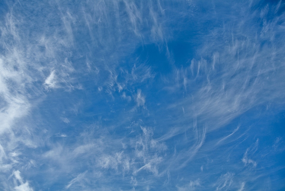 Day cloudscape air photo