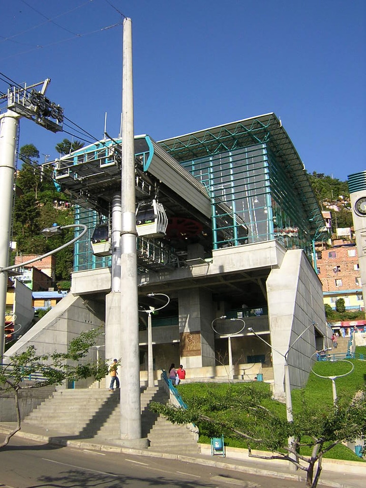 Medellín's Metrocable in Colombia