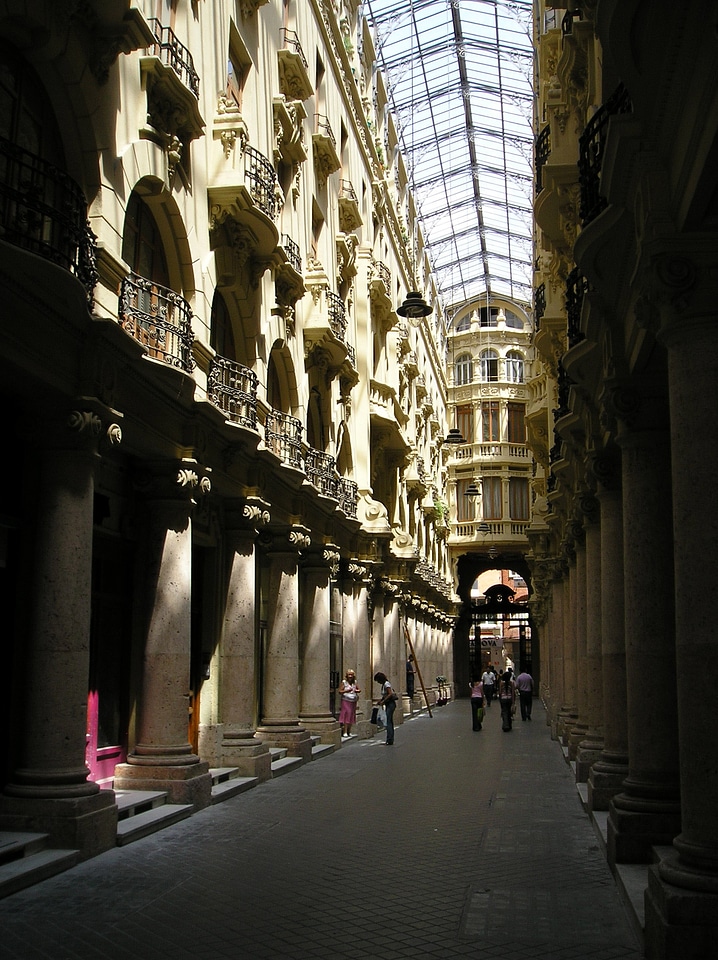 Interior Lodares Passage in Albacete, Spain