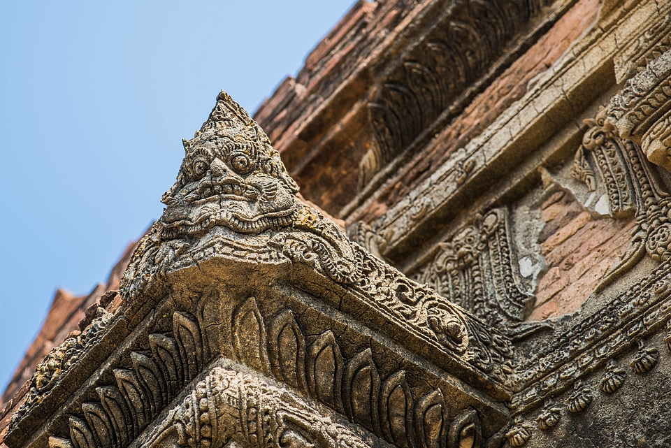 Corner of an ancient Pagoda