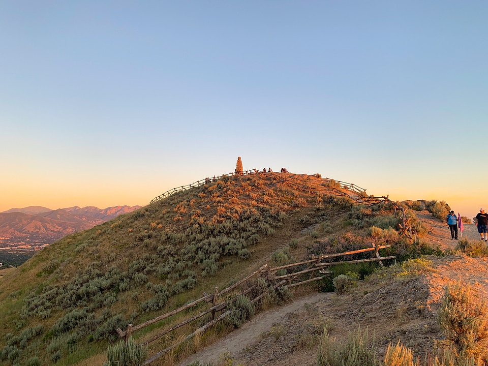 Mountaintop at Sunset