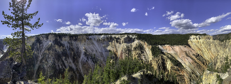 Panoramic View of Canyon