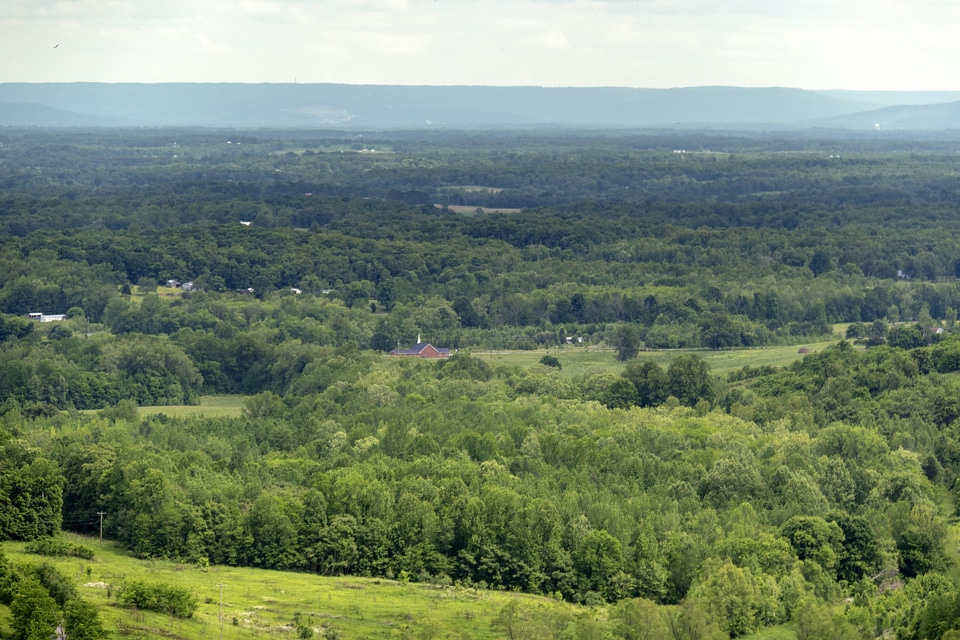 Short Mountain overlook landscape
