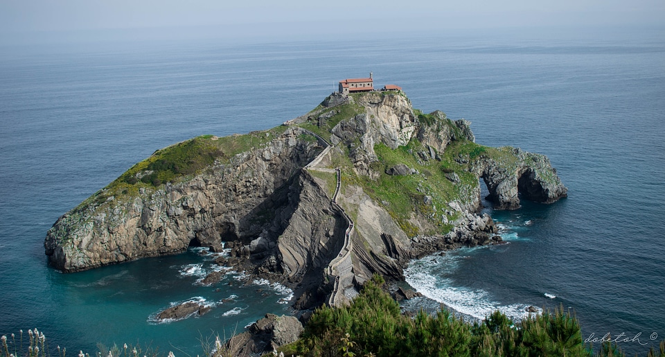 Trail to the rocky island photo