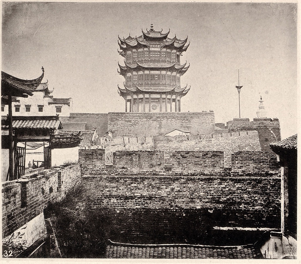 Yellow Crane Tower from Mid 19th Century