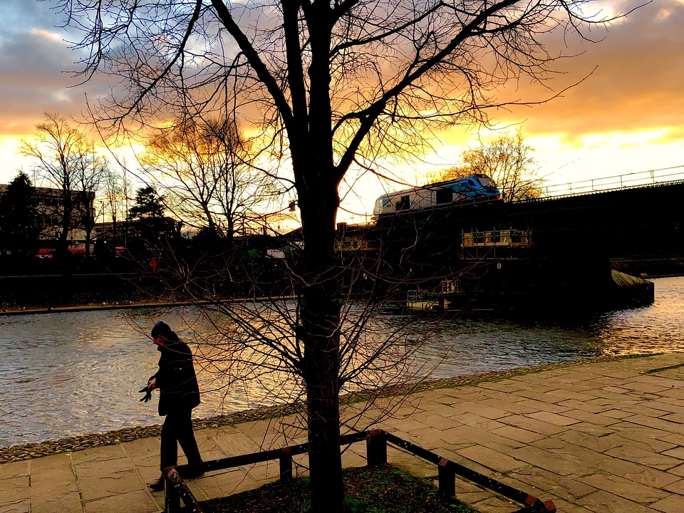 Dusk at the Riverside at York
