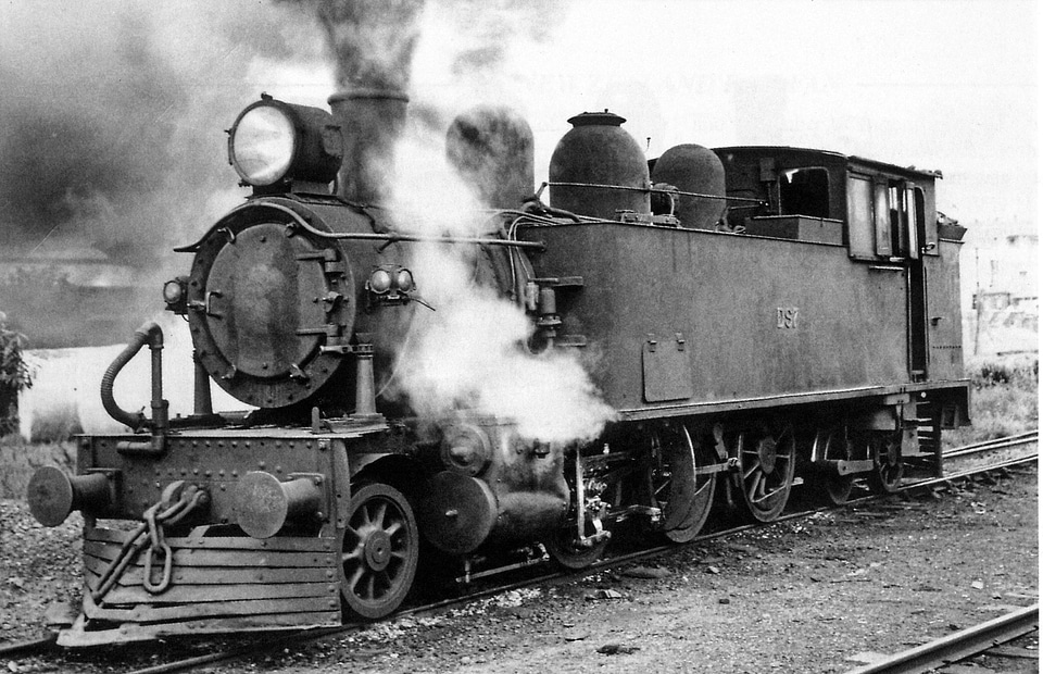 Smoke coming out of Locomotive engine