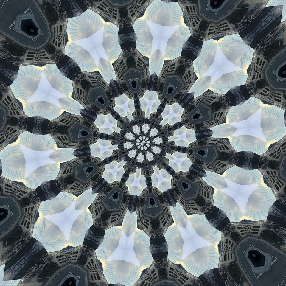 Snowflakes swirling Pattern