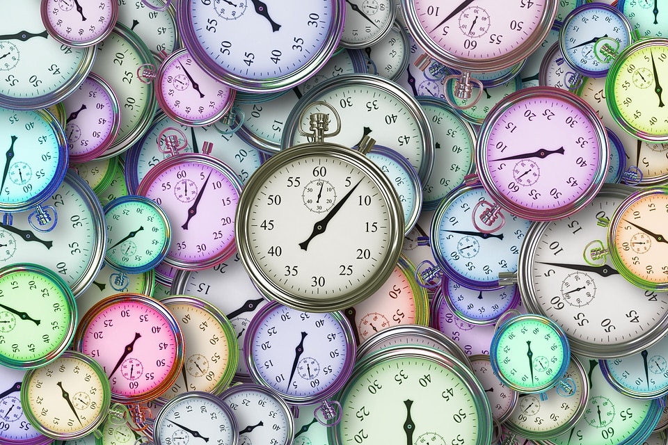 Bunch of watches and clocks