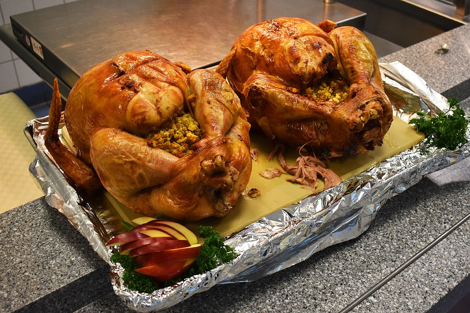 Two Turkeys for Thanksgiving Dinner