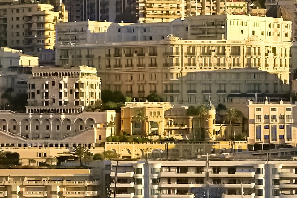 Buildings Closeup in Monaco