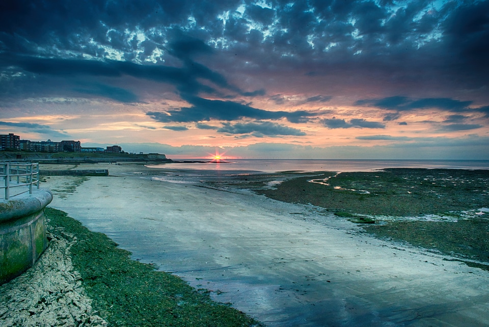 St Mildreds Bay landscape with clouds