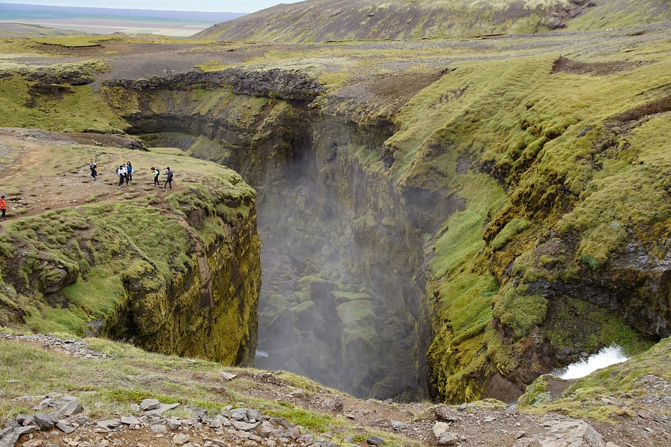 Canyon and Geological activity in the landscape
