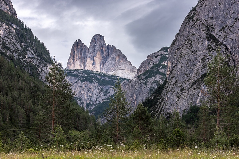 Majestic Landscape of the Dolomites in Italy