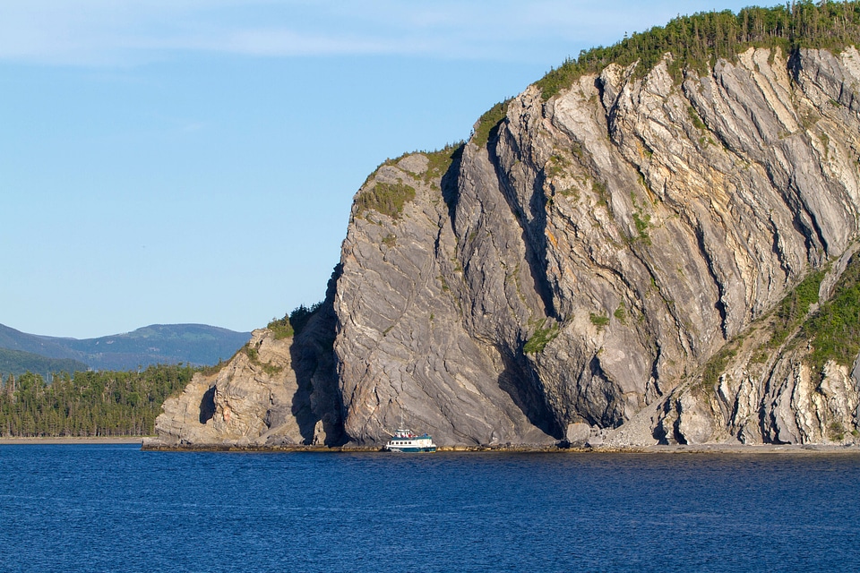 Ocean and Rock Cliff