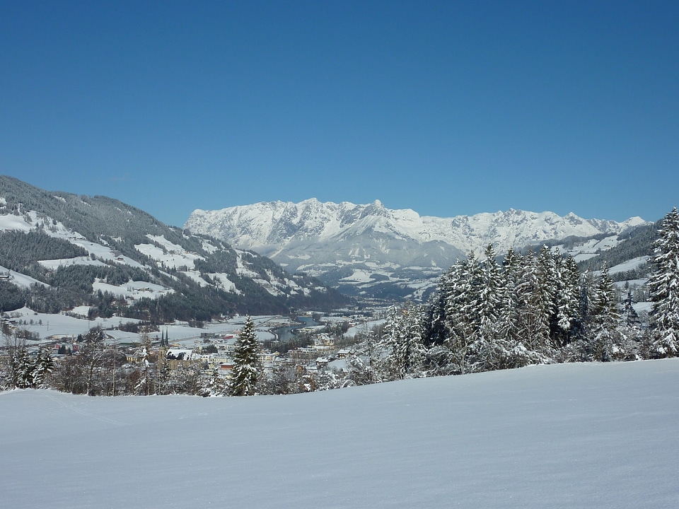 Winter landscape snowy