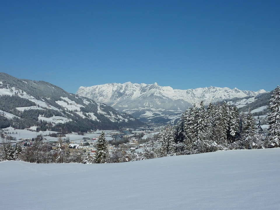 Winter landscape snowy photo