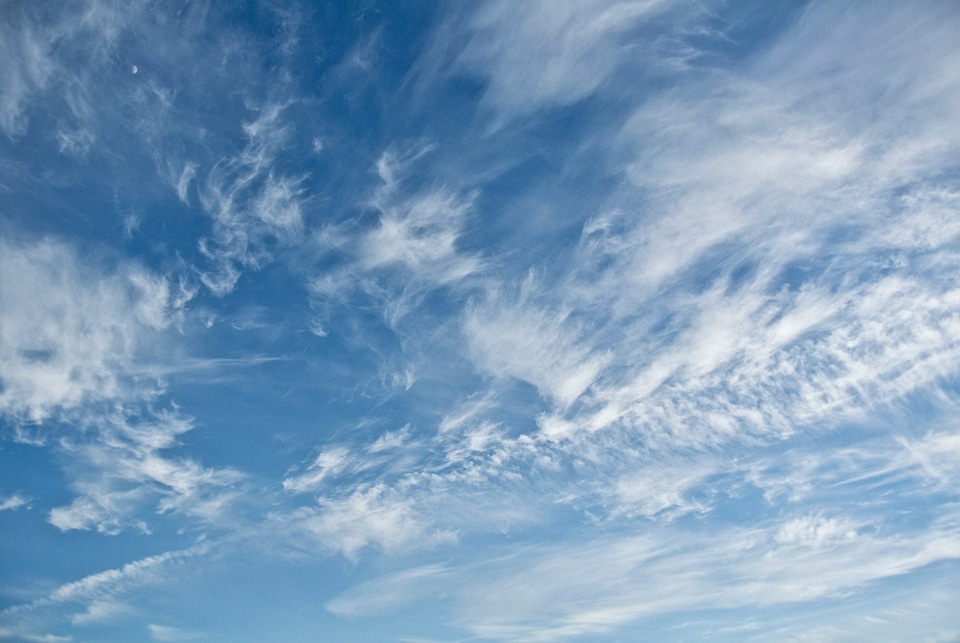 Day cloudscape air photo