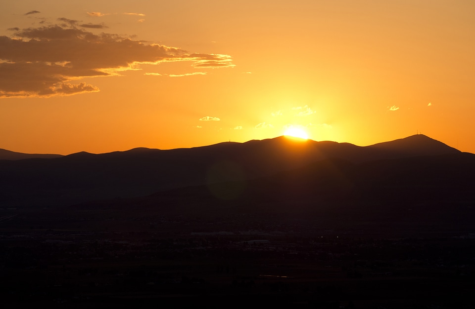 Sunset over Coldwater Canyon
