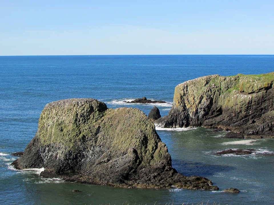 Yaquina head rocks in Oregon