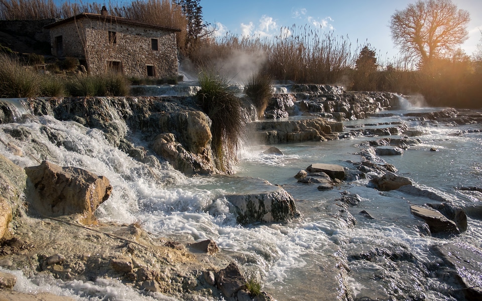Waterfalls, rapids, nature, and spray