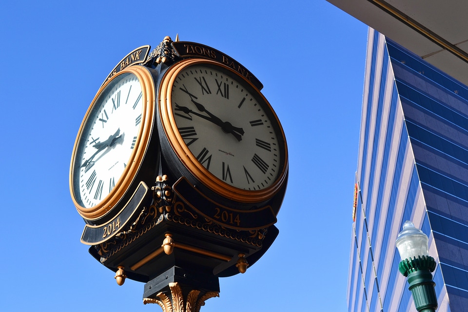Multi sided clock stand