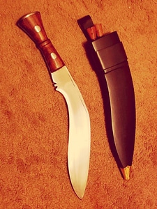 Kukri Knife and sheath photo