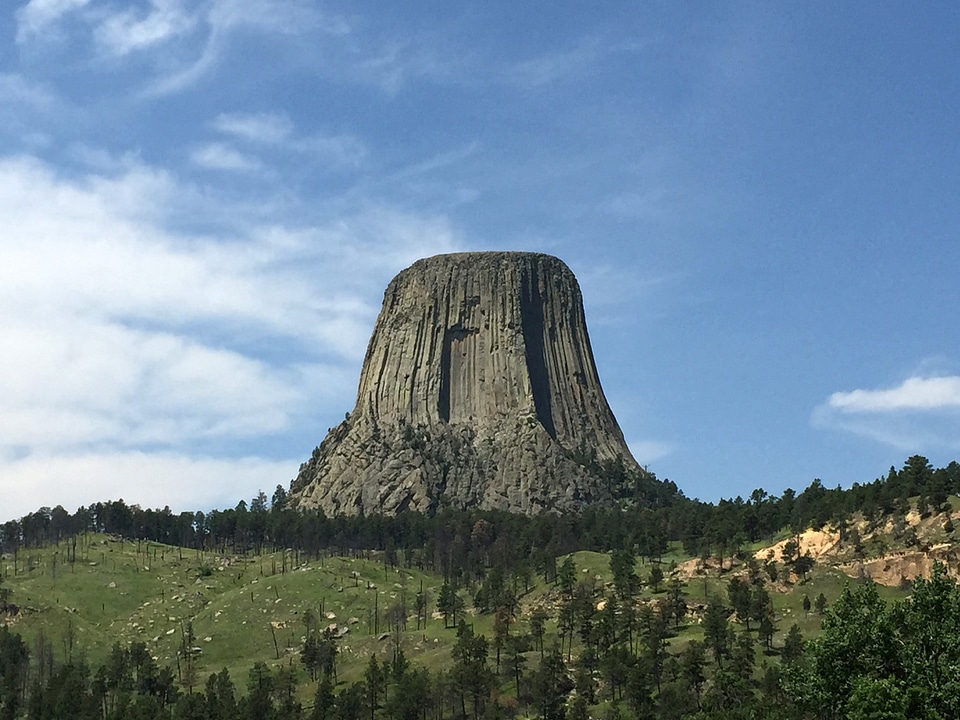 Devil's Tower Monument in Wyoming
