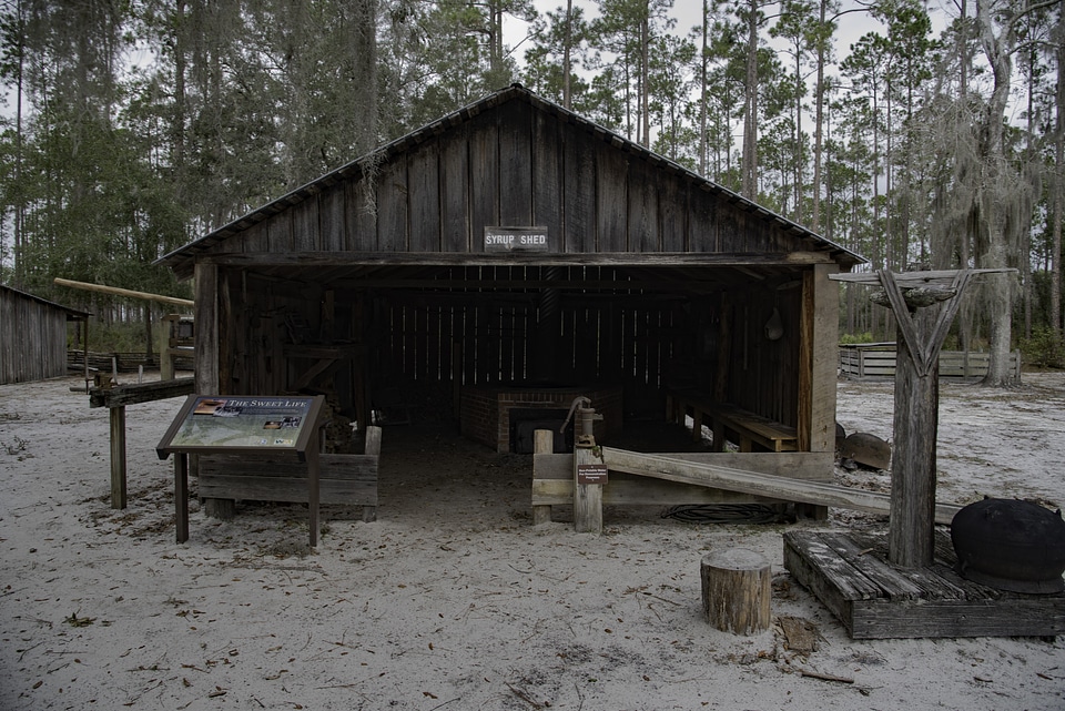 Shed on the Chesser Island Homestead