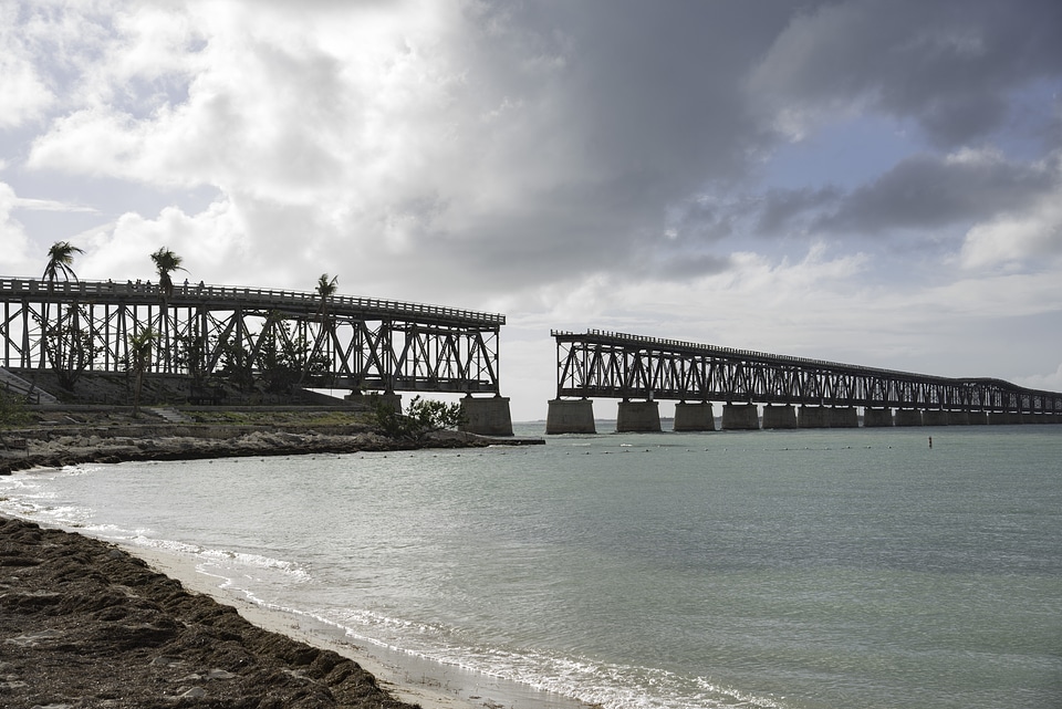 Broken Overseas Bridge in Bahia Honda State Park