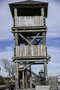 Wooden Observation Tower in St. Augustine photo