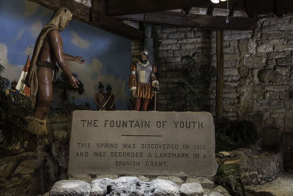 Sign for the Fountain of Youth