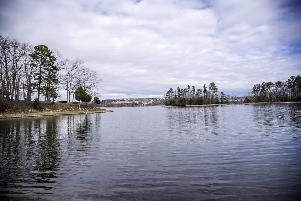 Pickwick Lake Landscape with clouds
