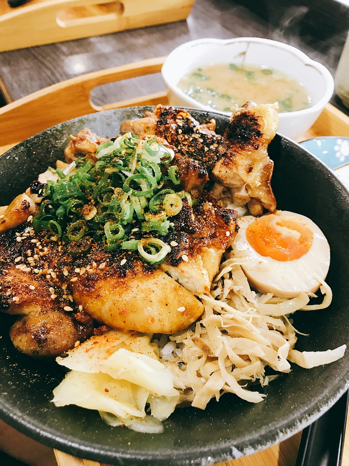 Meat, Eggs, and Noodles