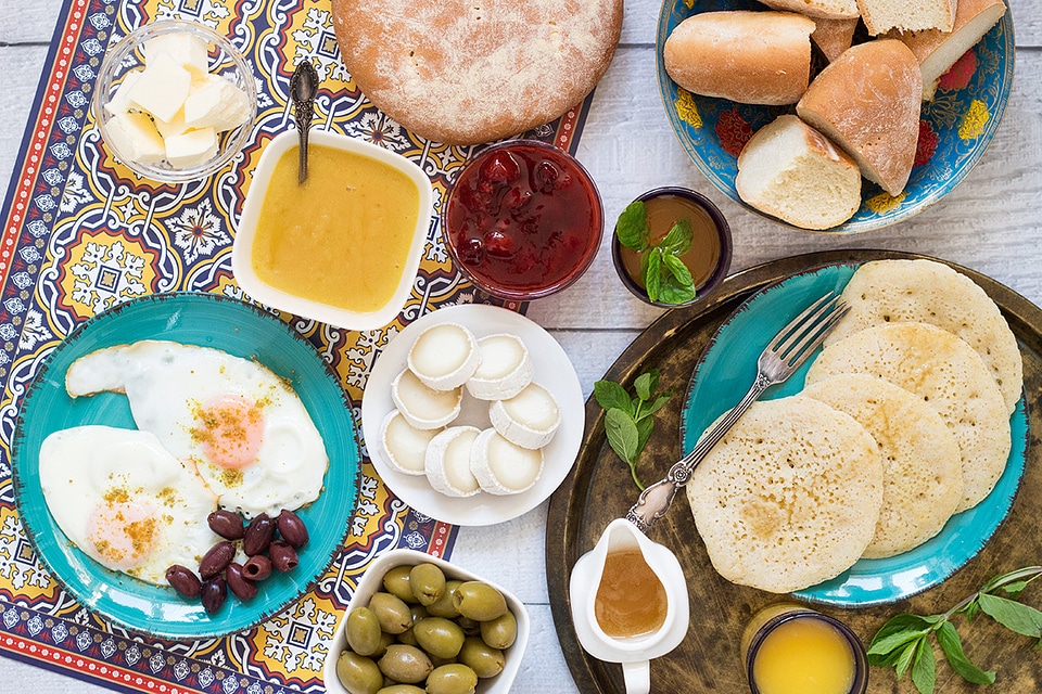 Moroccan Breakfast Dishes photo