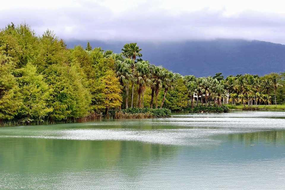 River and landscape picture