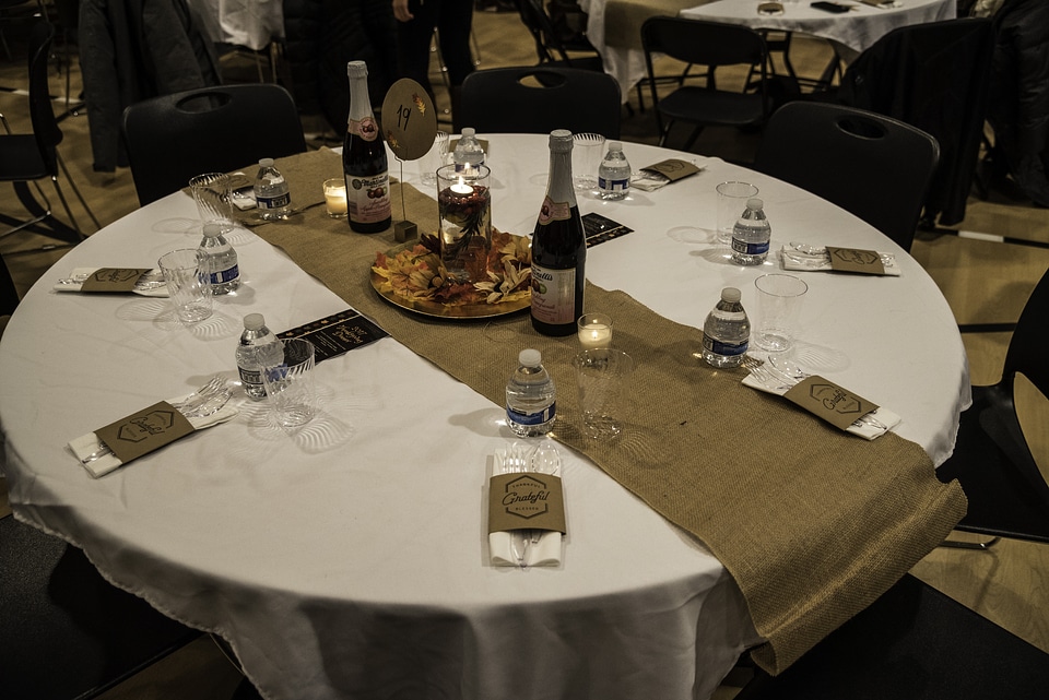 Dining Table setup for banquet