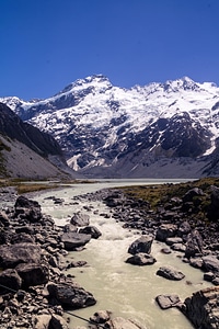 Southern Alps Range in New Zealand photo