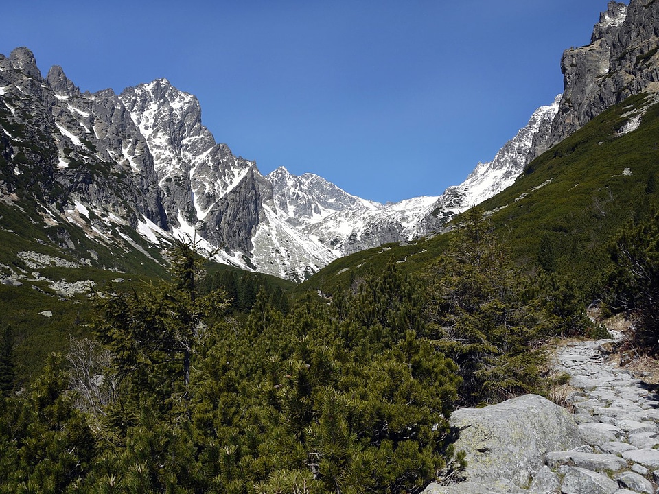 High mountain Scenery in Slovakia