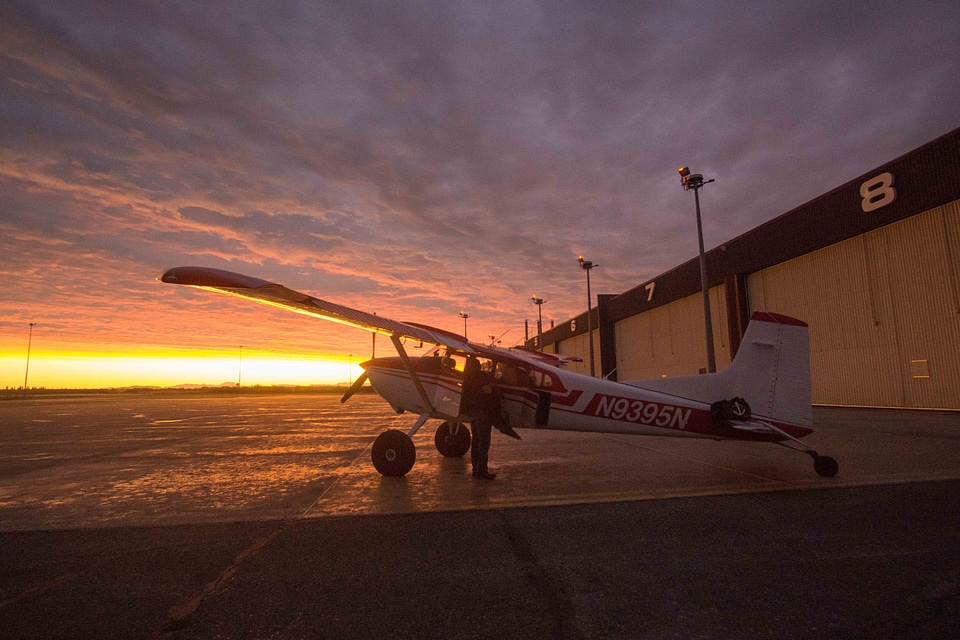 Plane in the Hanger at Katmai National Park, Alaska