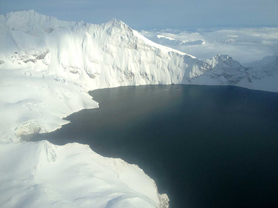 Katmai Caldera in Katmai National Park