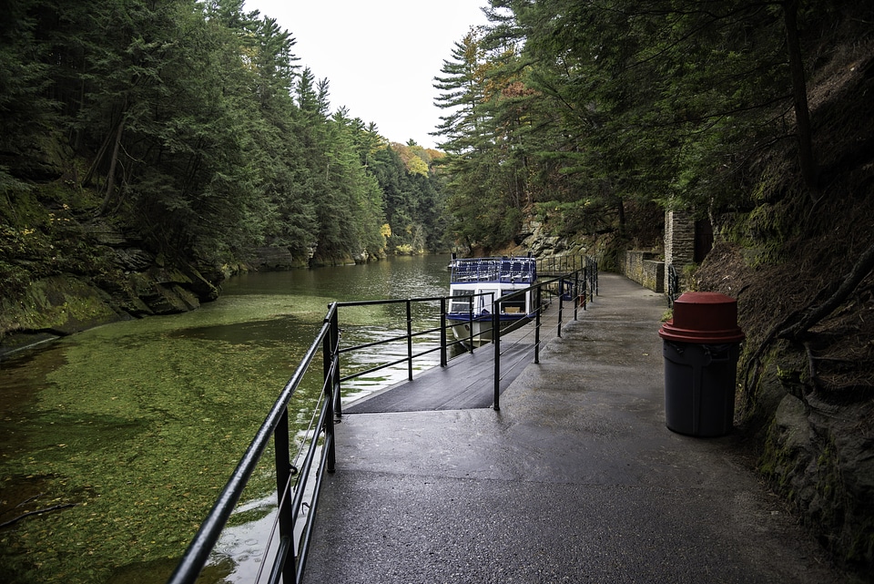 Boat and Walkway to Witches Gulch