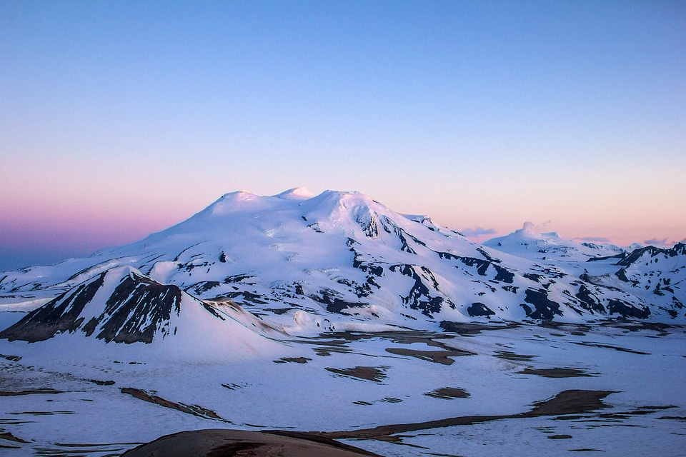 Mount Mageik Evening landscape in Katmai National Park