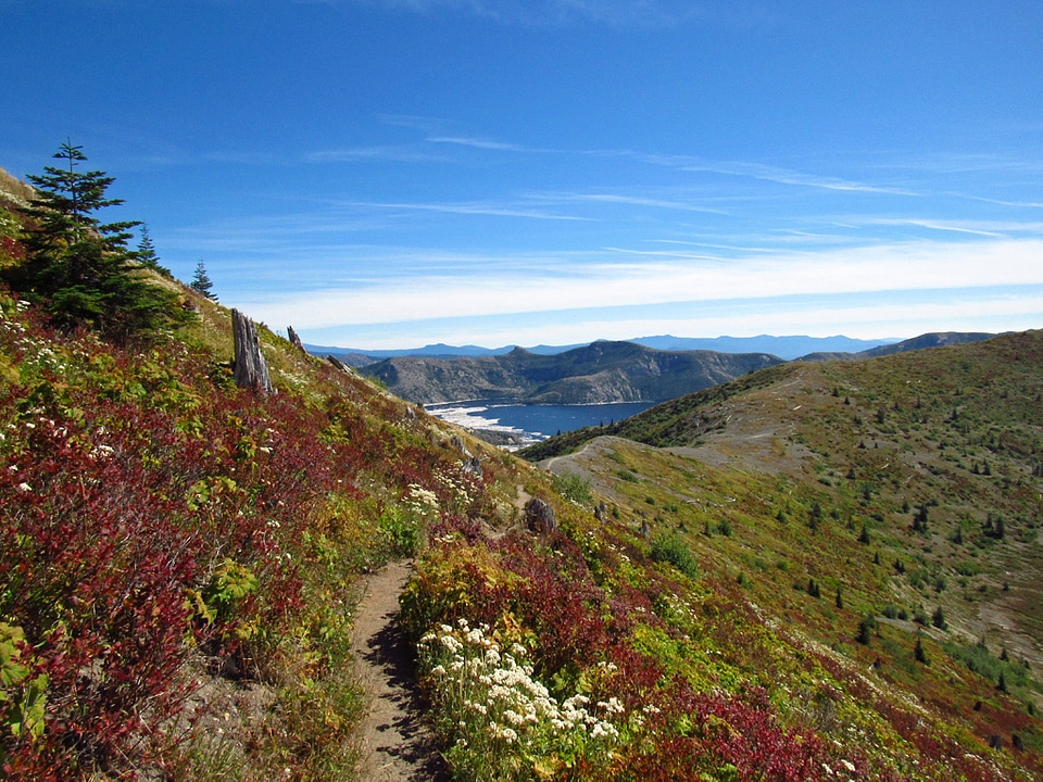 Landscape of the Hillside  with sky