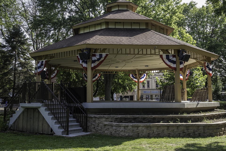 Pavilion in the Park in Lake Mills, Wisconsin