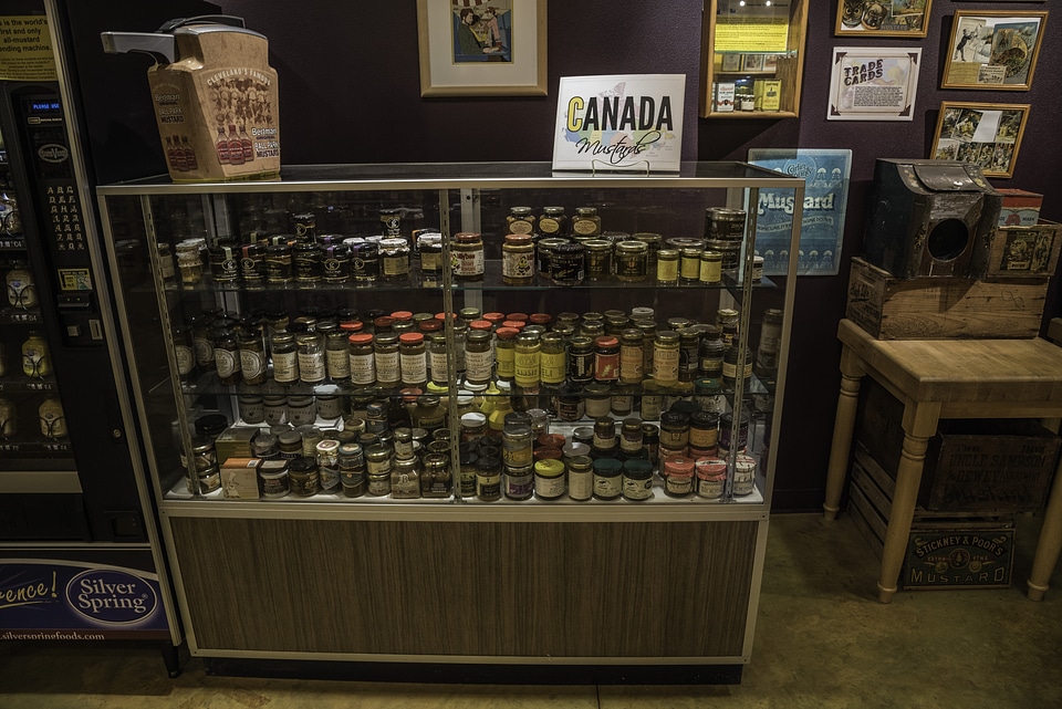 Canadian Mustards on display